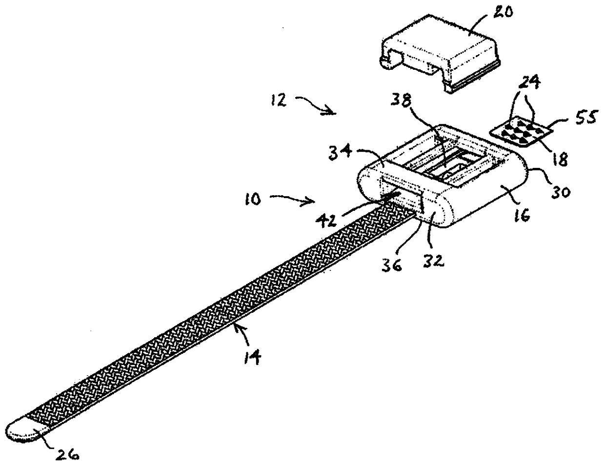 Cable lashing device and method of use thereof