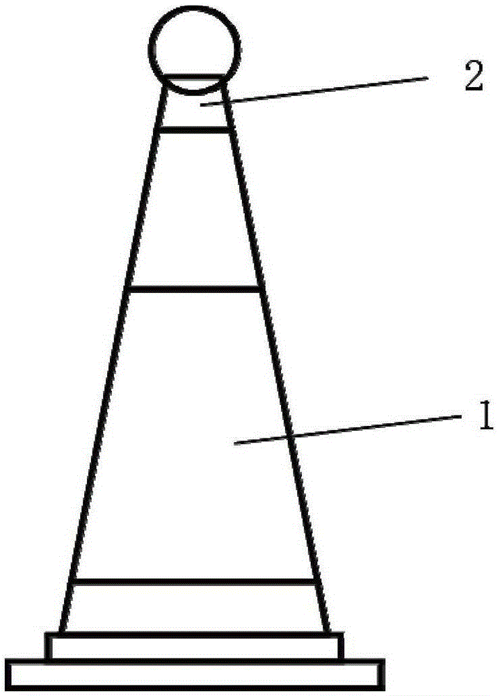 A control method of traffic cones and traffic cones for realizing the method