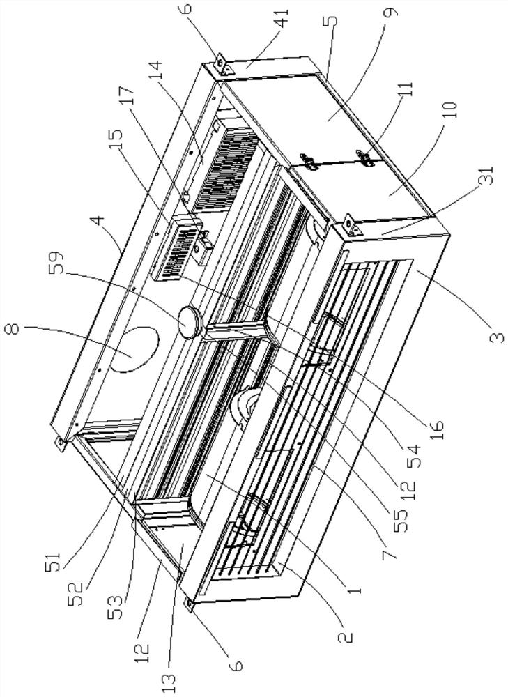 Education system ceiling air purifier