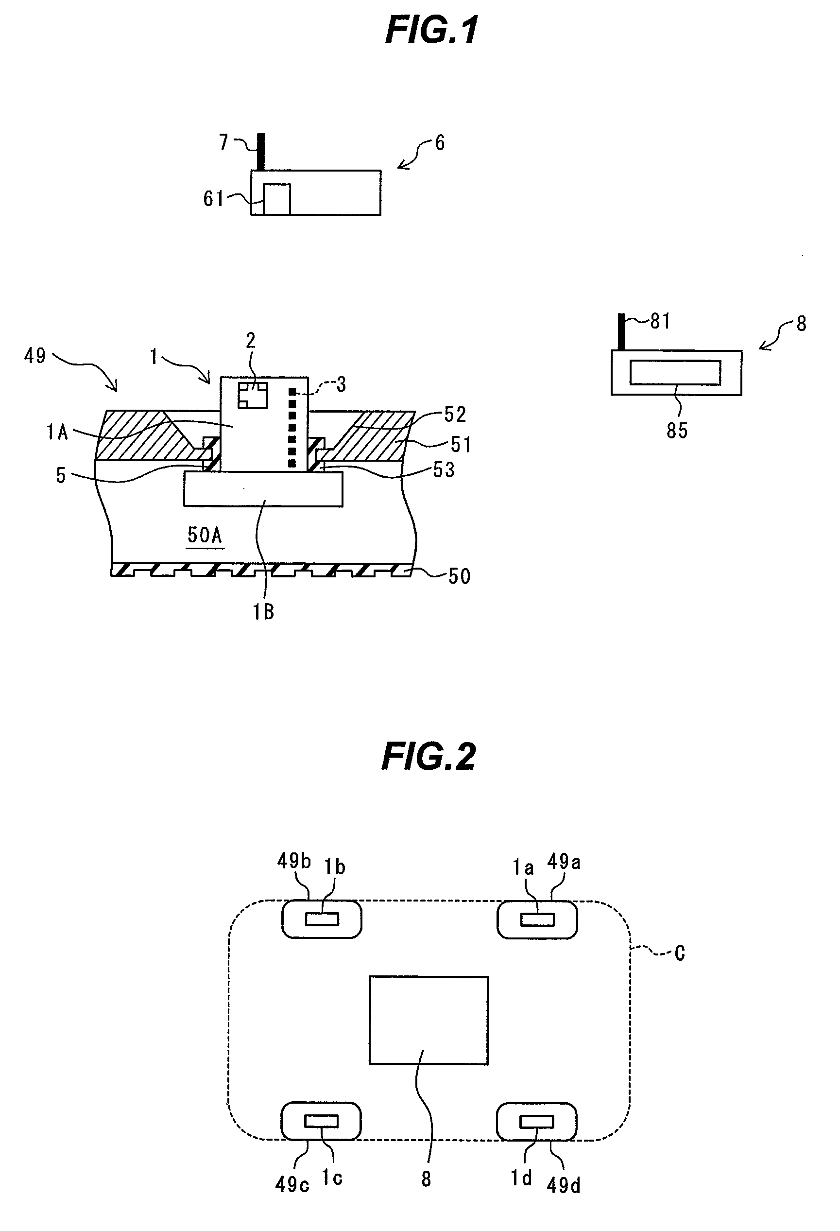 Pressure measuring module for detecting air pressure within a tire included in a wheel assembly attached to a vehicle body and tire pressure monitoring system