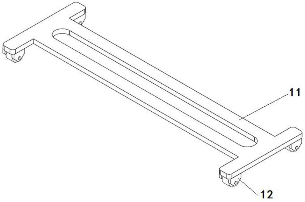 Shaft storage rack for glass substrate cleaning machine