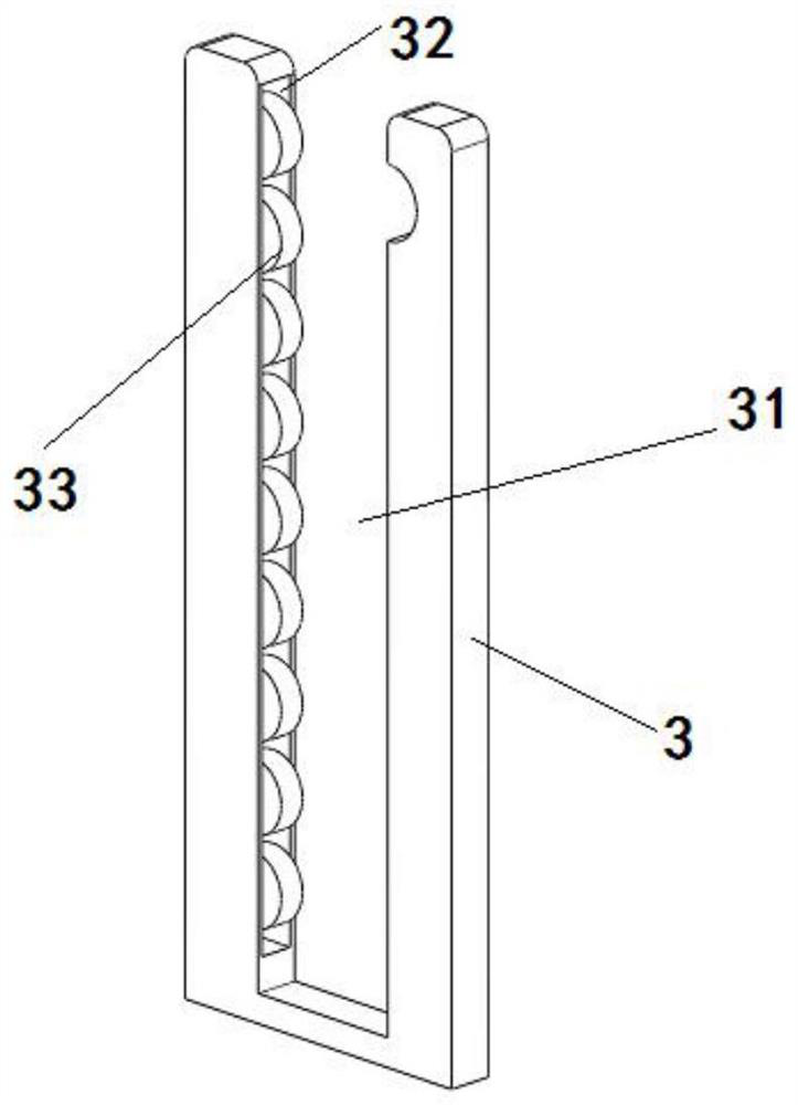 Shaft storage rack for glass substrate cleaning machine