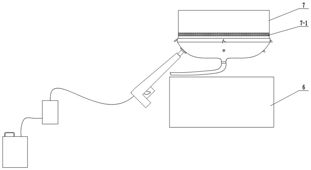 Wind turbine generator heat dissipation assembly cleaning device