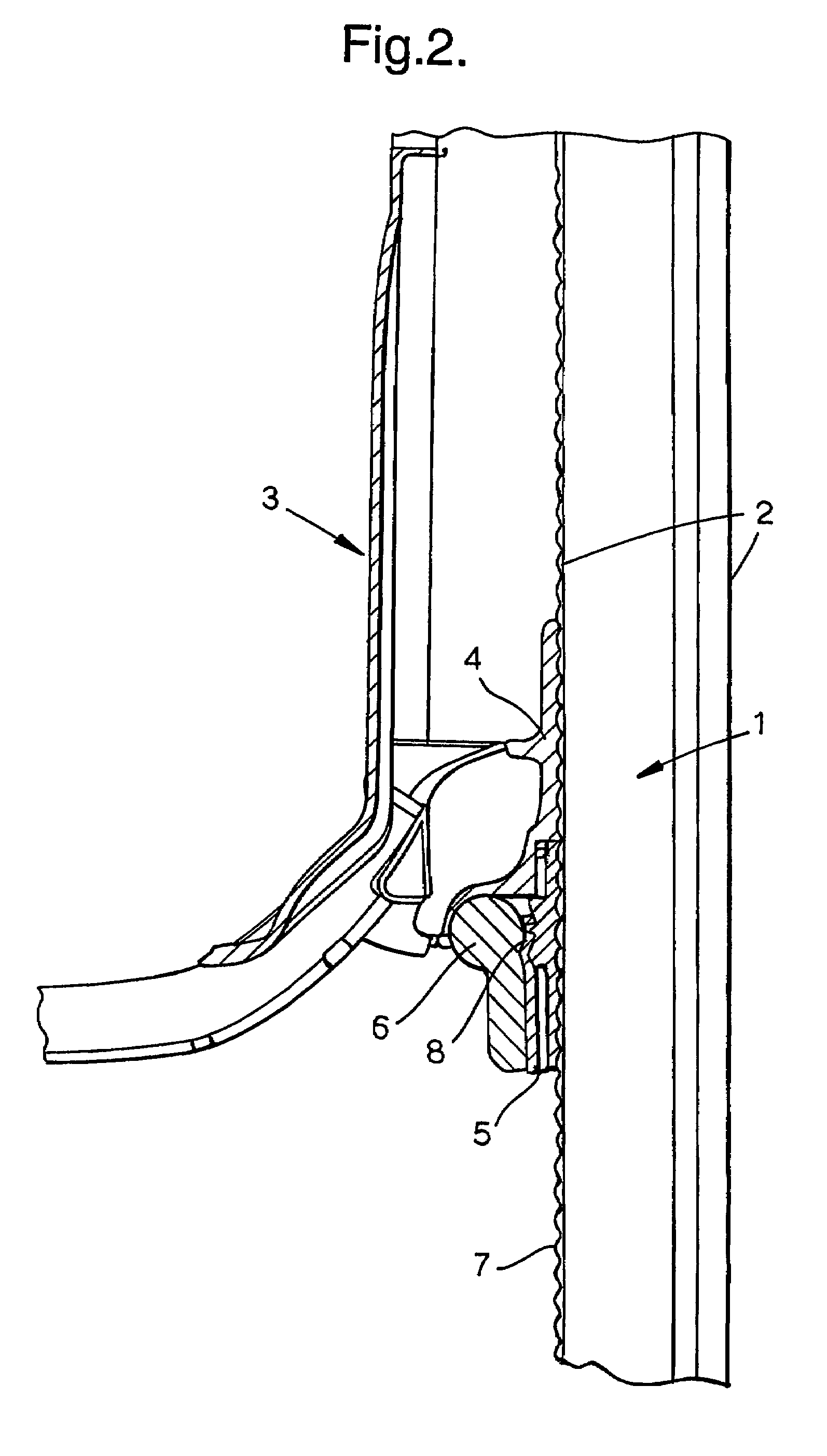 Device for height adjustment of a child seat and telescopically adjustable foot support