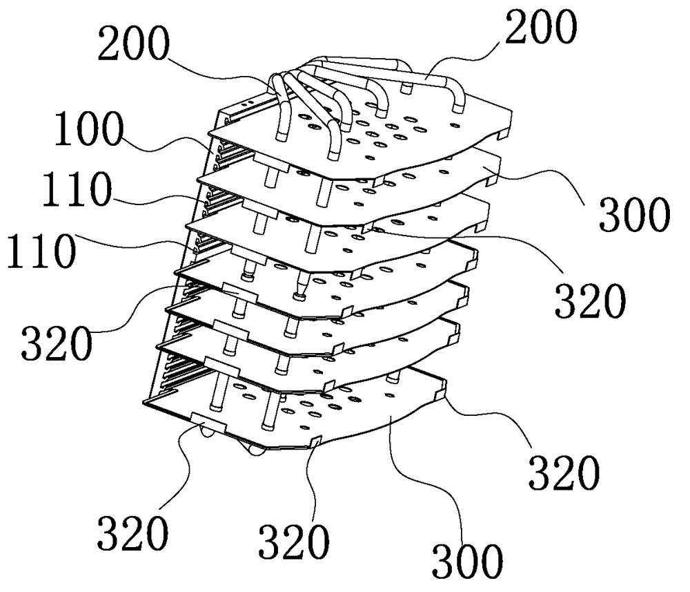 Integrated heat-pipe heat dissipating device