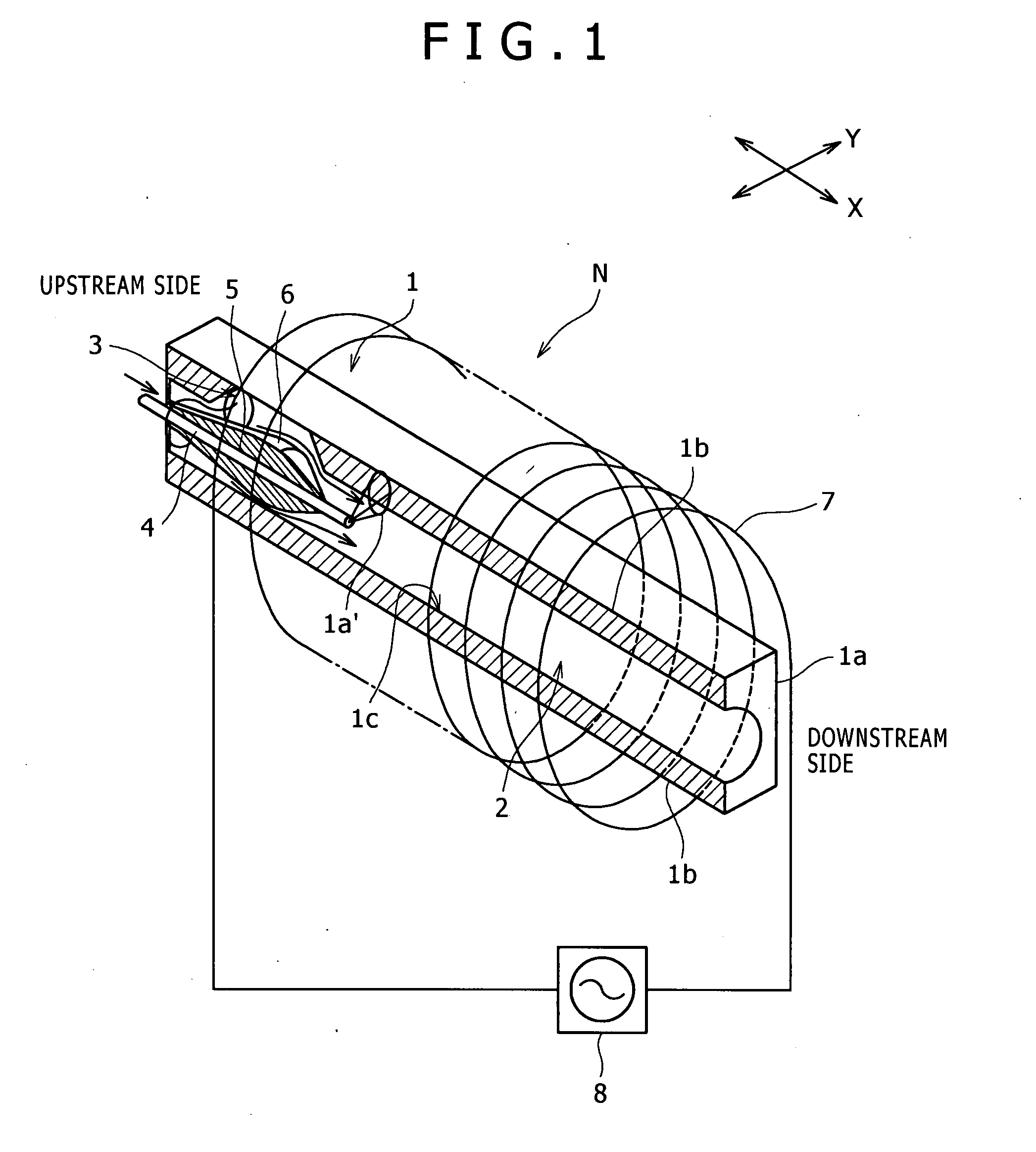 Thermal spraying nozzle device and thermal spraying system using the same