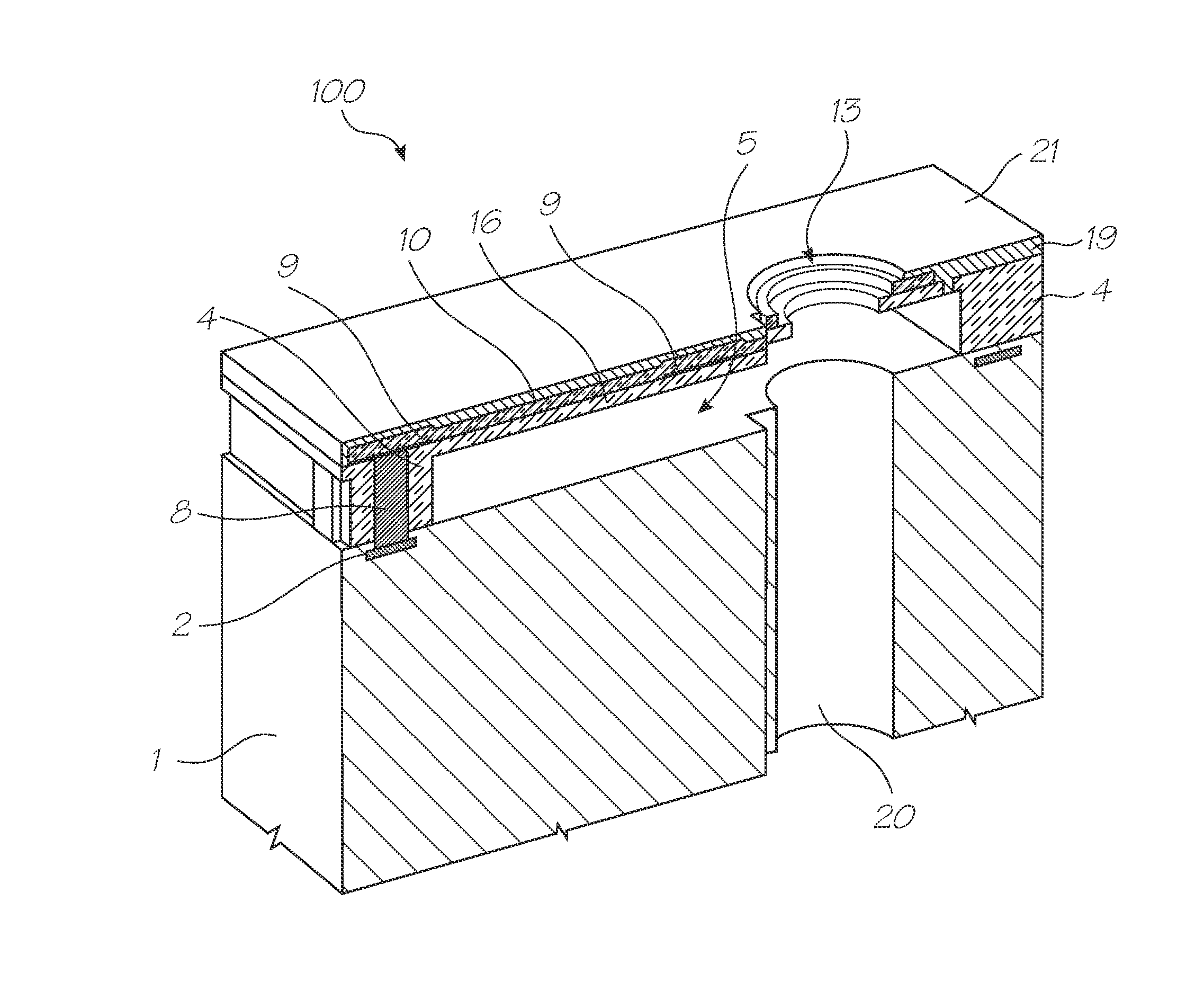 Inkjet nozzle assembly with drop directionality control via independently actuable roof paddles