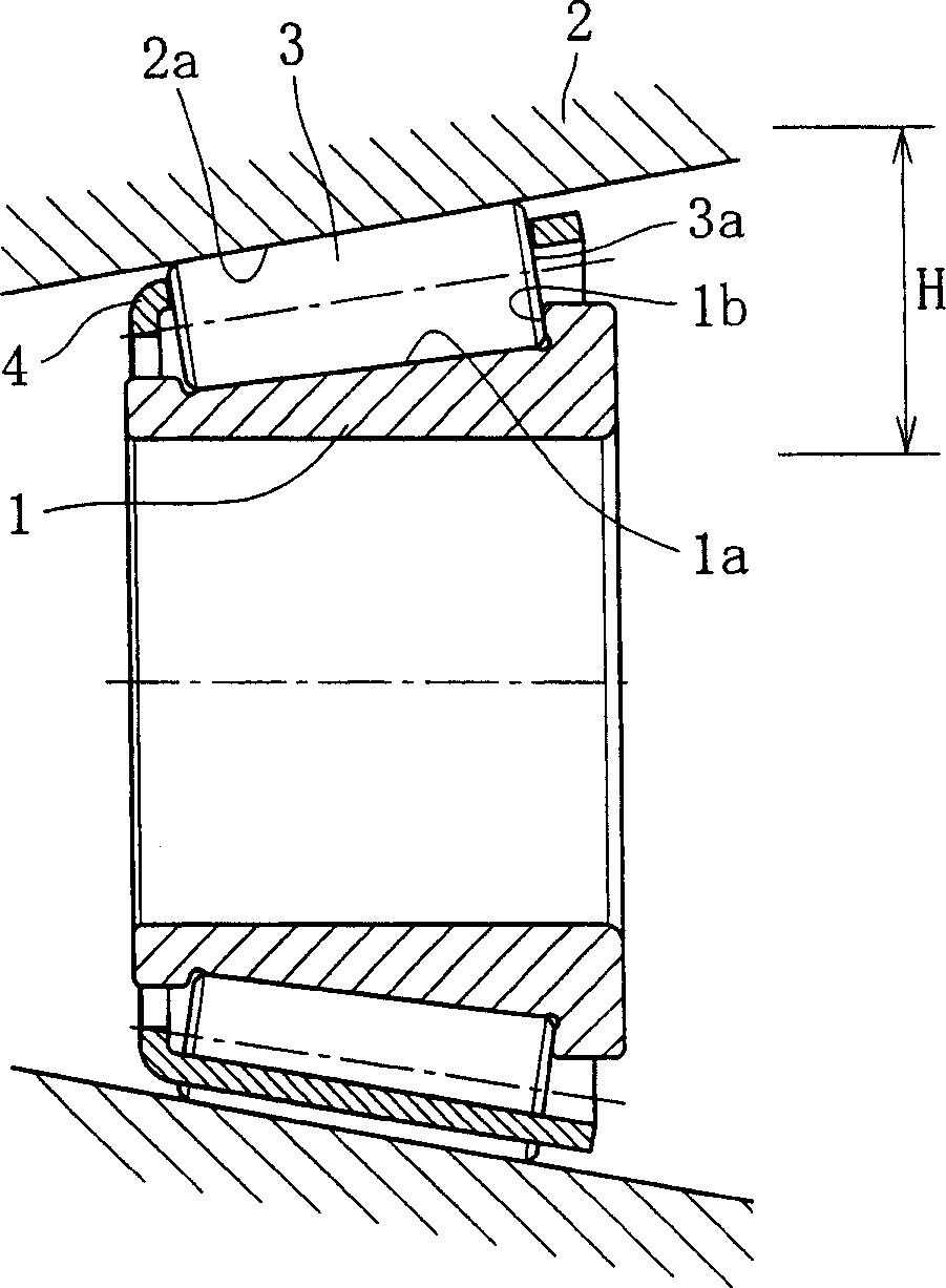 Tapered roller bearing and method of machining tapered roller