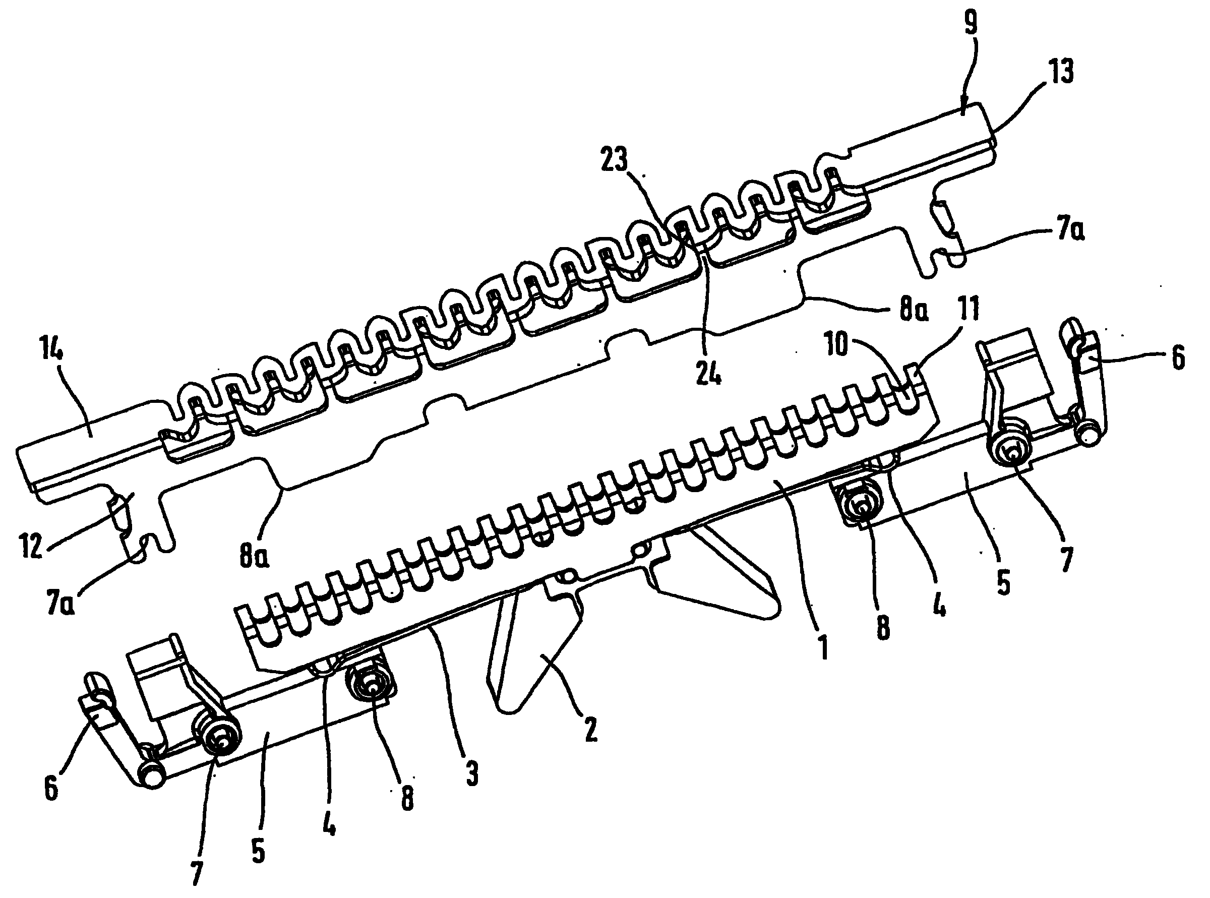 Shearing head for hair clippers