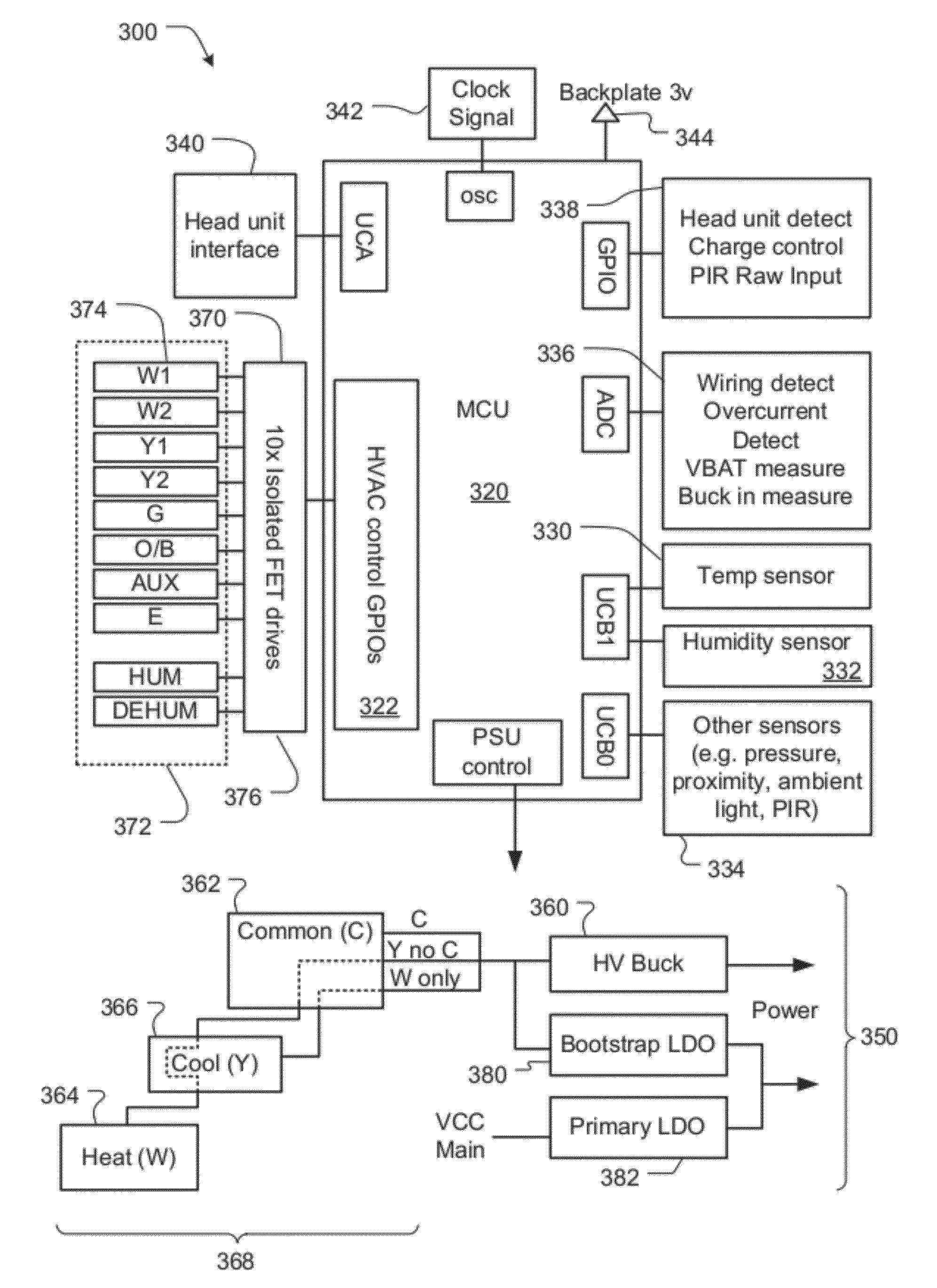 Thermostat with self-configuring connections to facilitate do-it-yourself installation