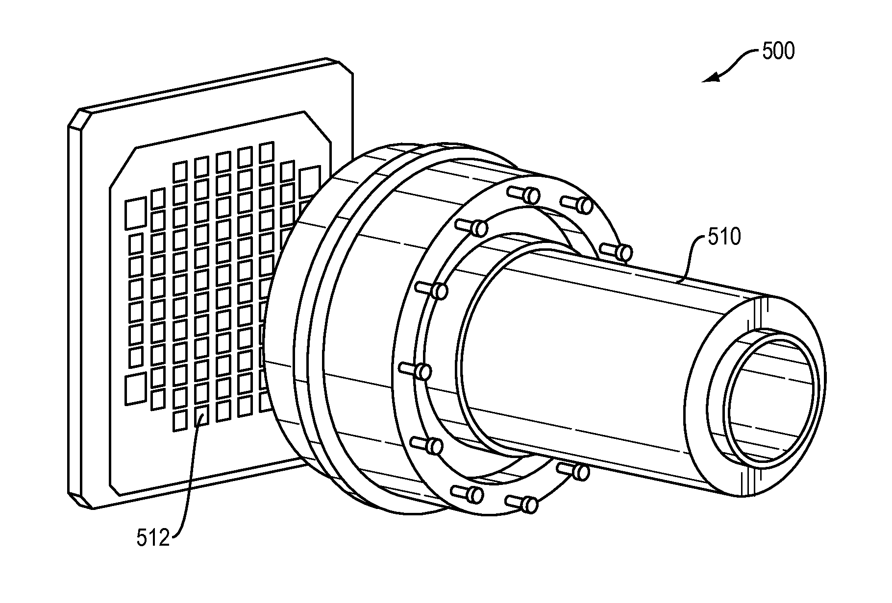 Wide area airborne high speed camera