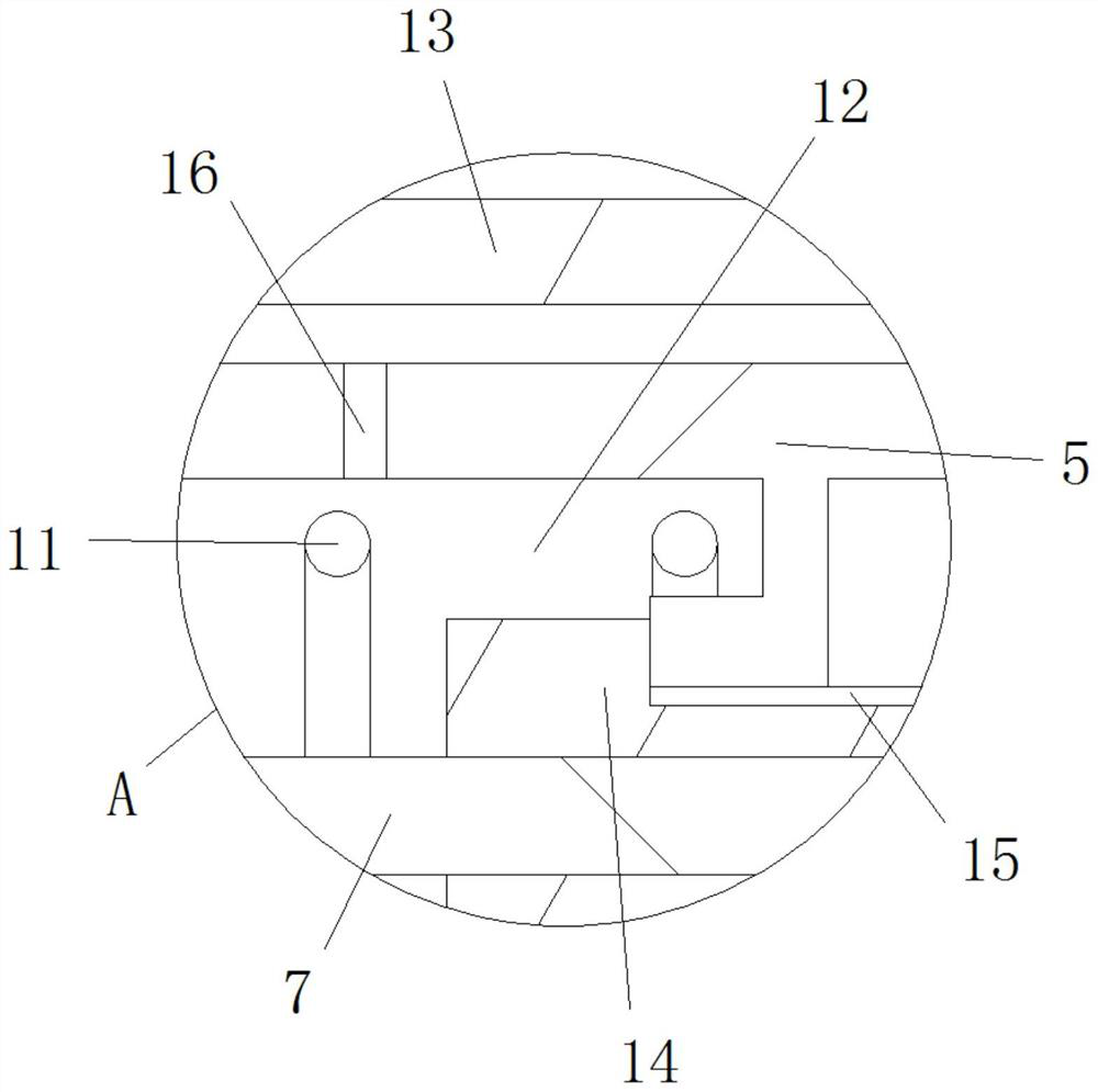 Trigger type automatic charging pile structure for AGV