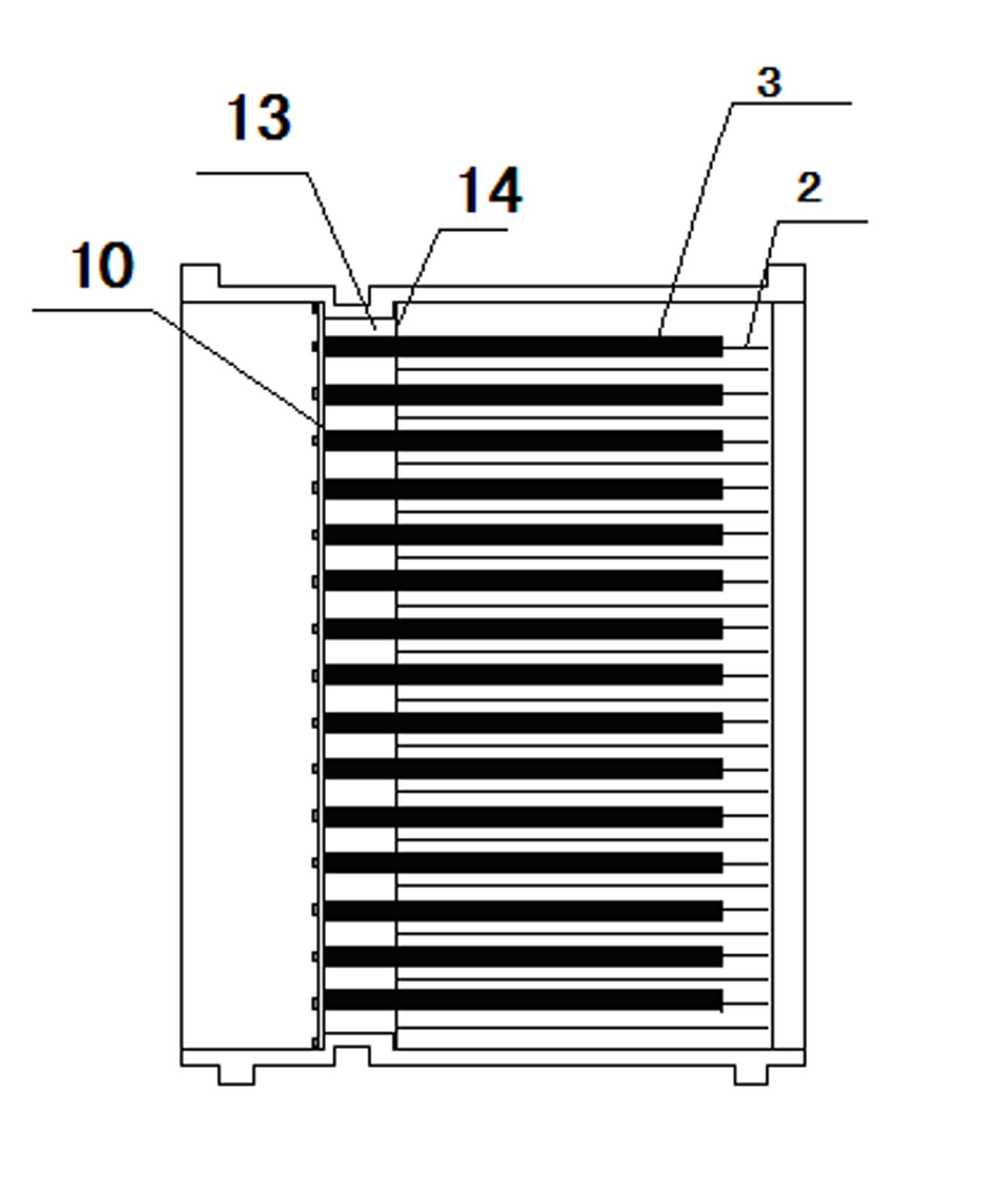 Electrostatic air conditioner cleaner and electric discharge device