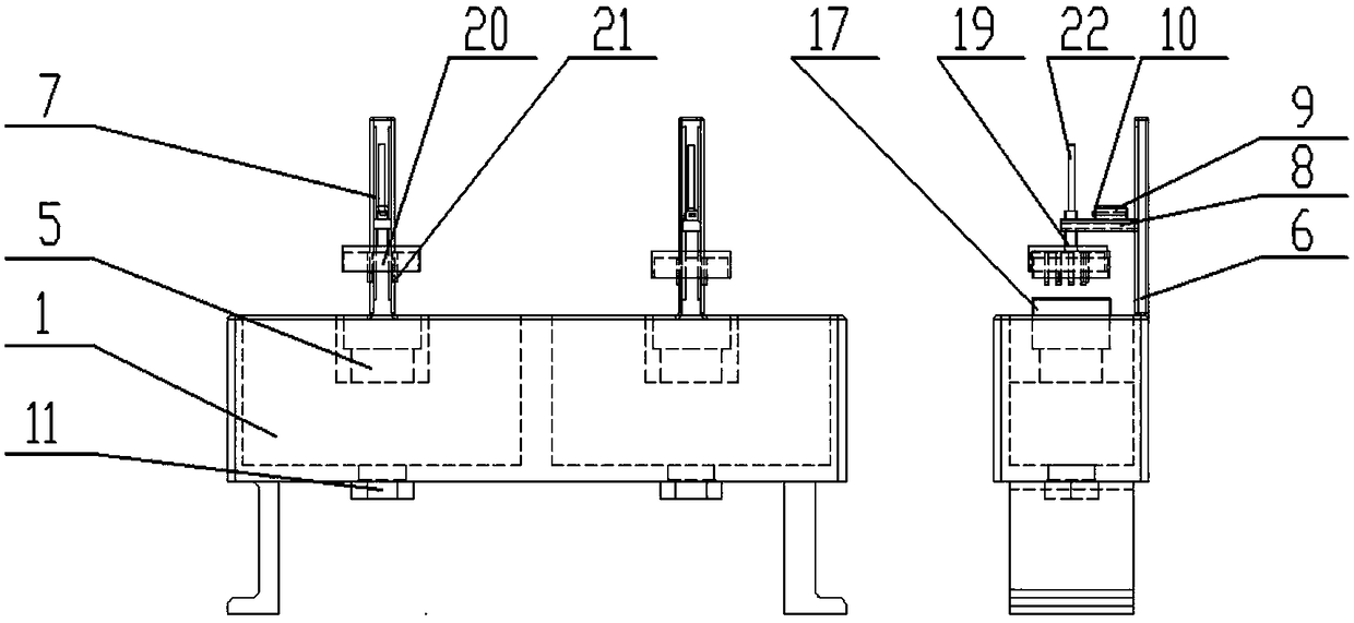 Device for cleaning gel ink pen refill rod through high-pressure water jet