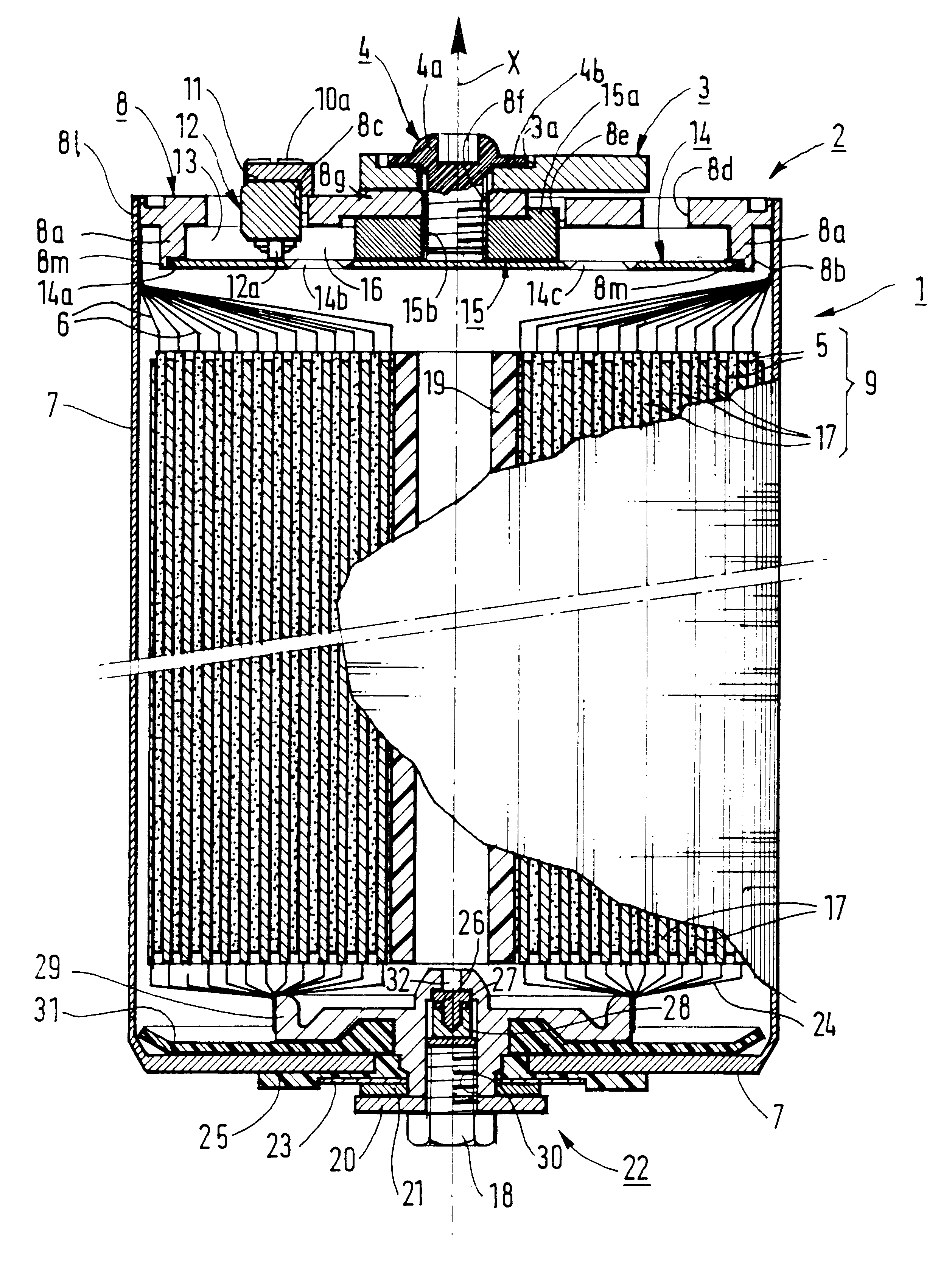 Sealed storage cell with an aluminum terminal