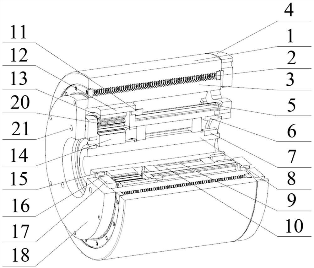 An all-electric rotary actuation device with high power-to-weight ratio integrated and large load