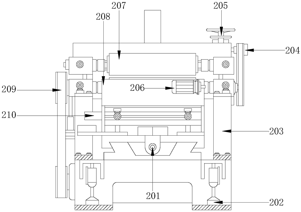 Hardware plate surface quick-polishing device