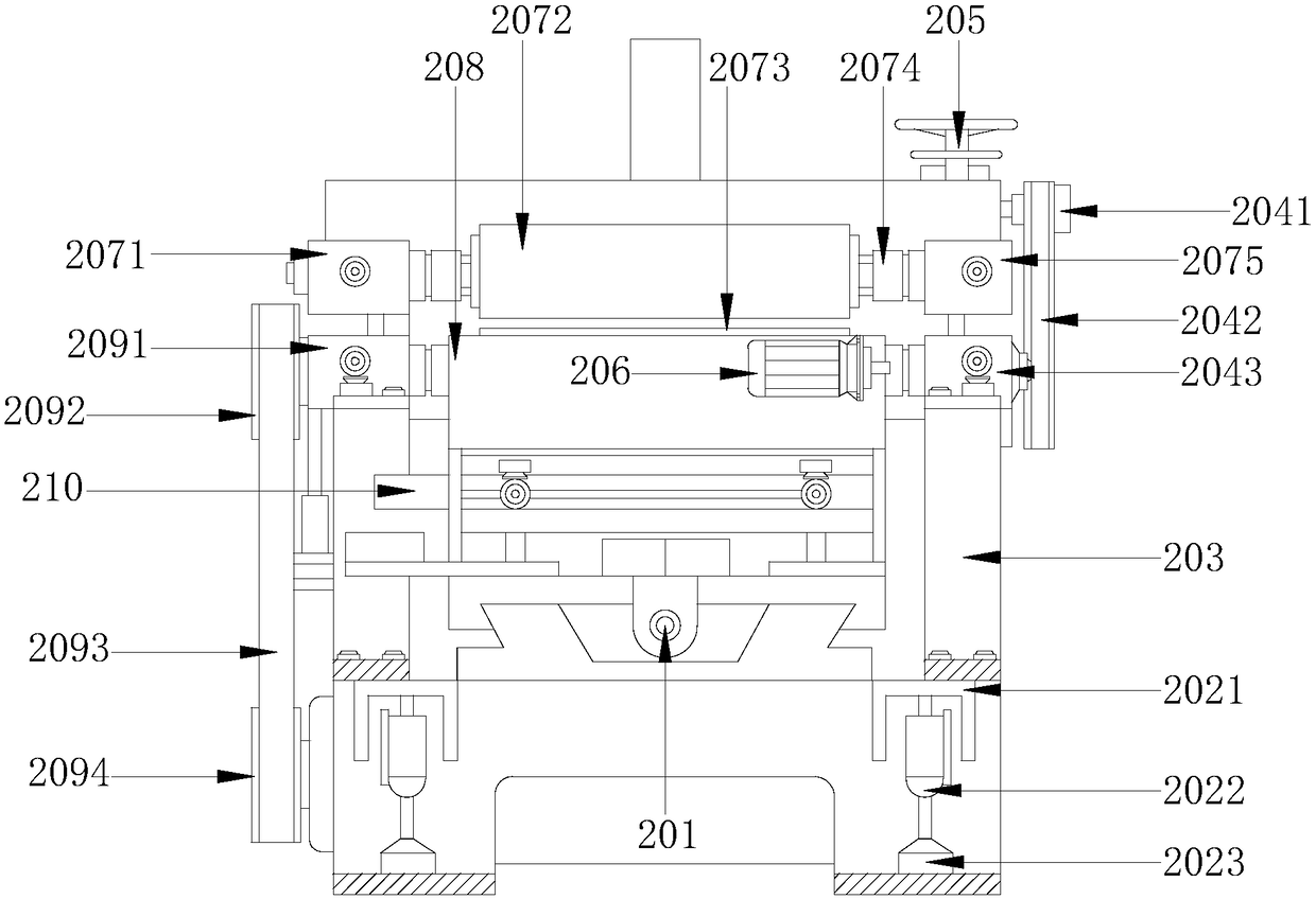 Hardware plate surface quick-polishing device