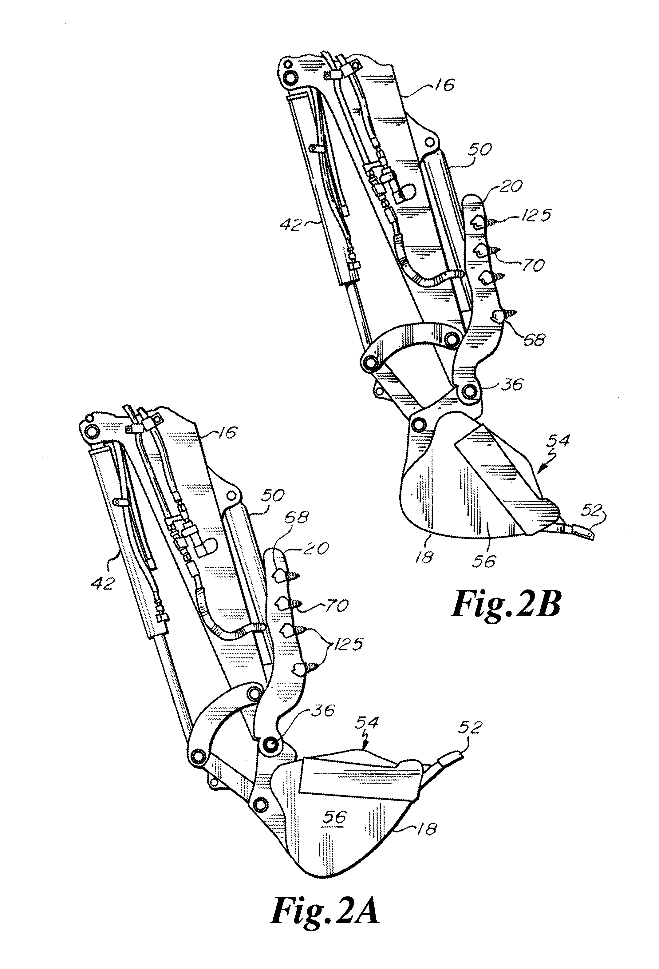 Excavator thumb having hardened removable teeth defining a platform beyond a wear and tear surface of thumb