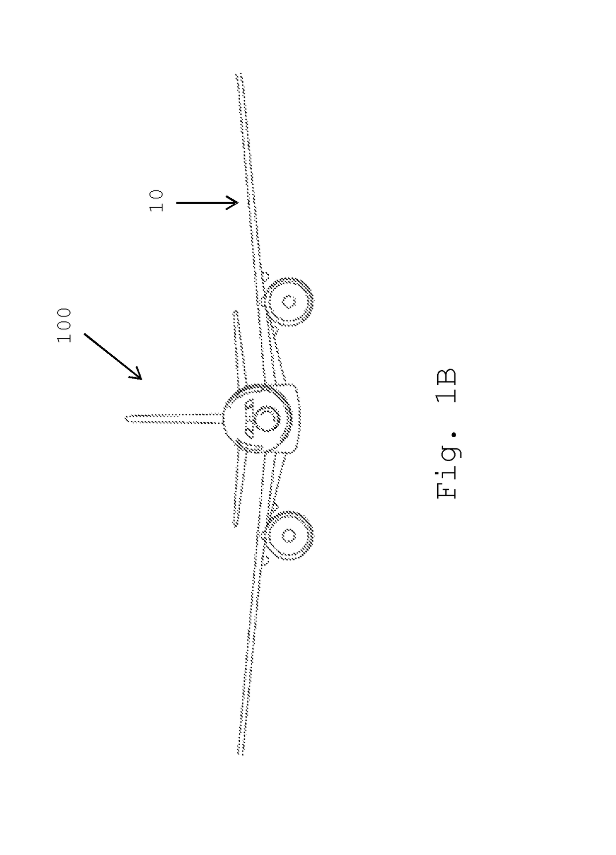 Folding wing tip and rotating locking device