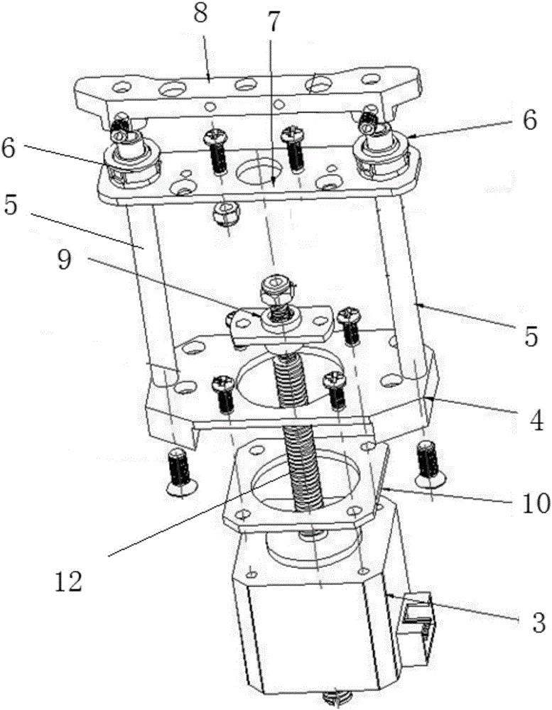Focusing device for stage lamp