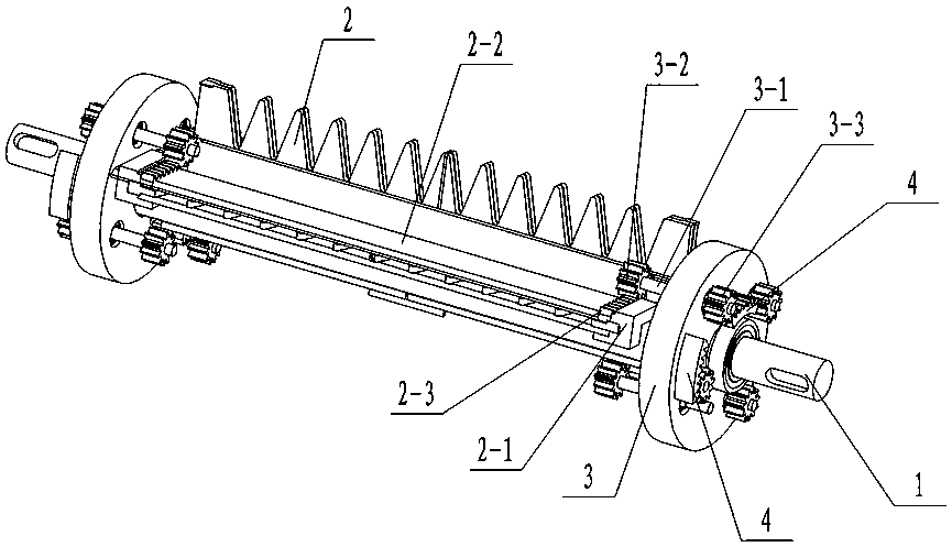 Stalk pulling roller capable of preventing grass intertwining