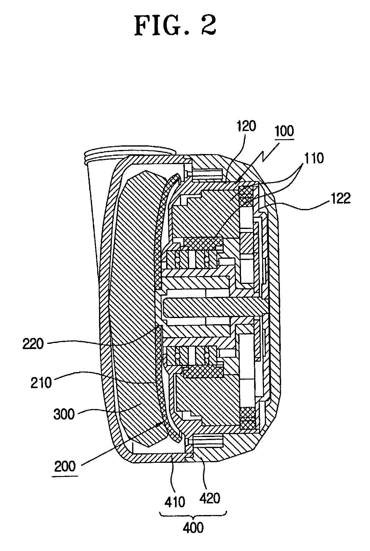 Implantable left ventricular assist device with cylindrical cam