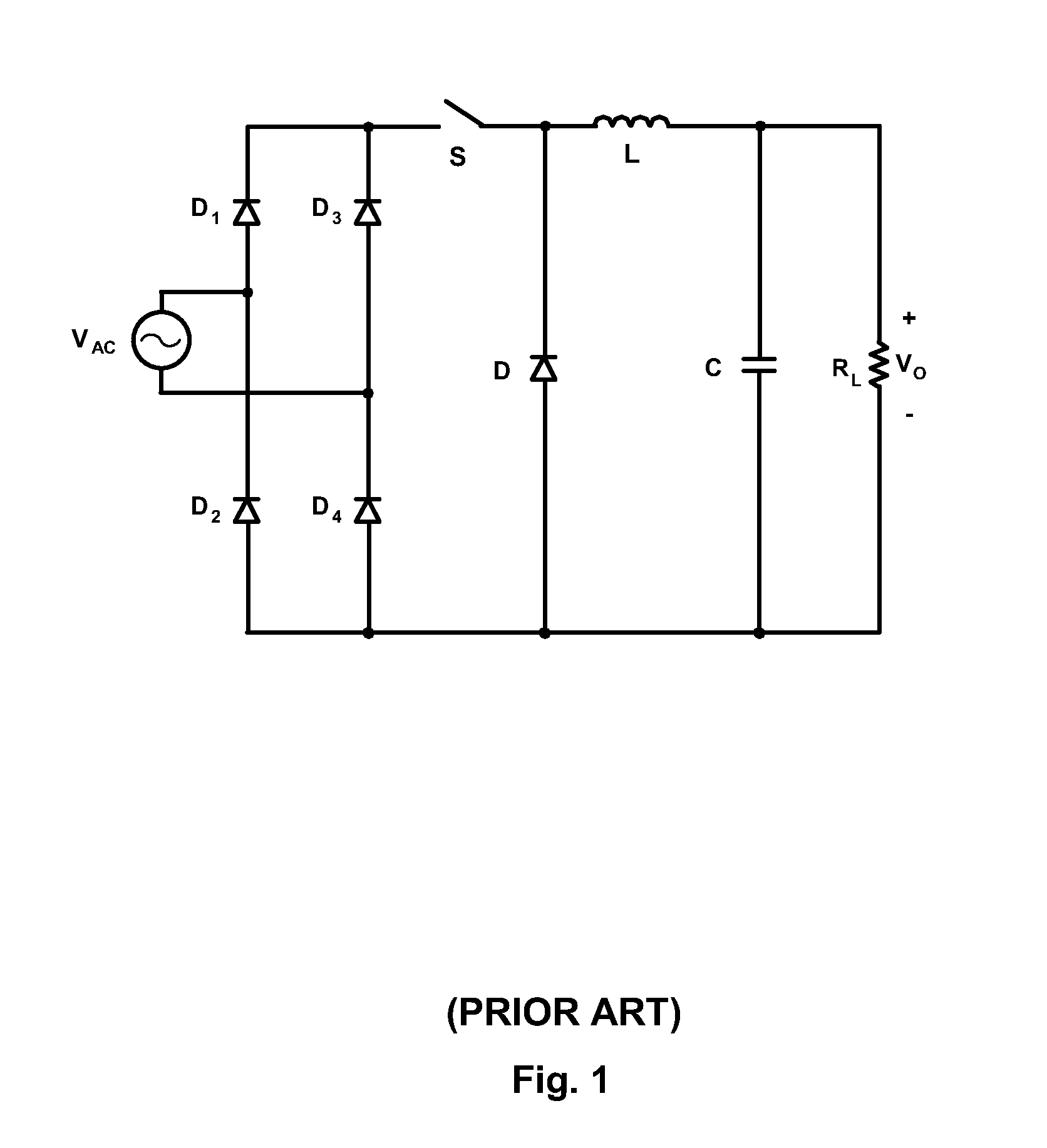 Power factor correction rectifier that operates efficiently over a range of input voltage conditions