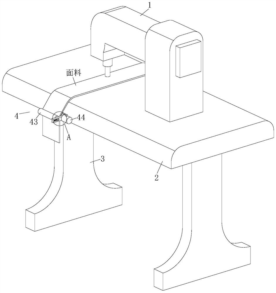 Multi-stitch flat type interlocking seam sewing machine