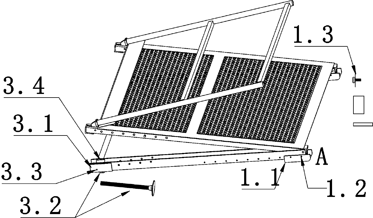Multifunctional folding fabricated operating platform