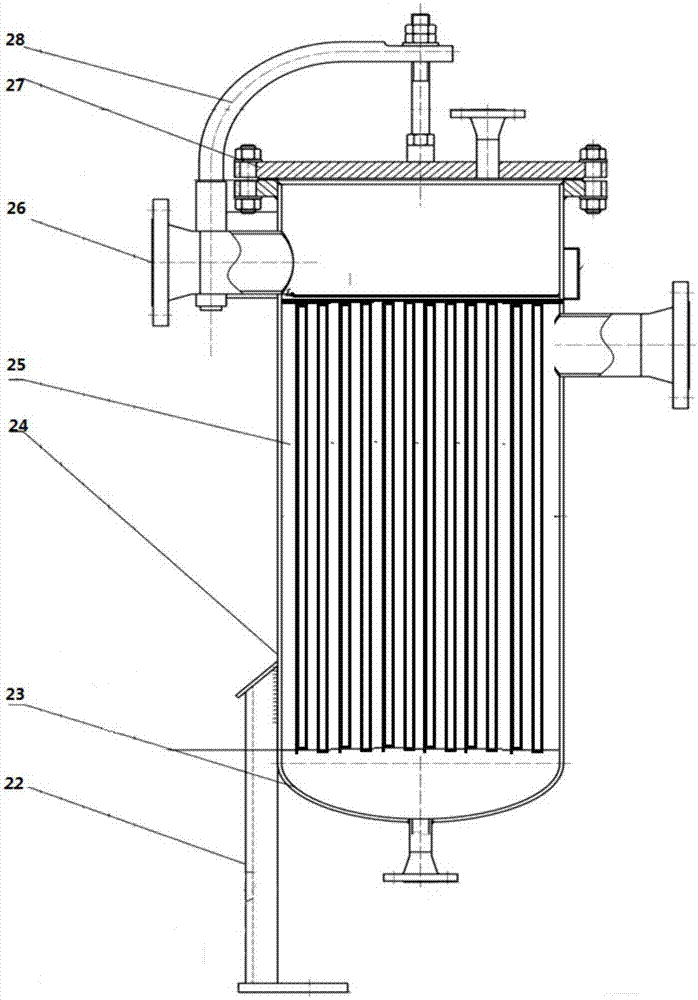 Device for increasing reuse rate of purified water of refinery plant, and using method of device
