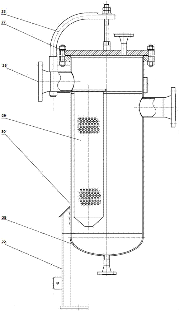 Device for increasing reuse rate of purified water of refinery plant, and using method of device