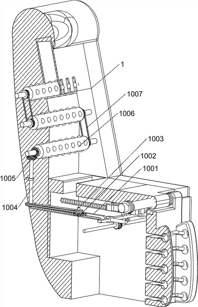 Patient rehabilitation assisting equipment for neurosurgery department