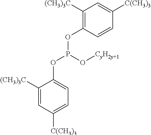 Copolymeric polyphosphite polymer stabilizers