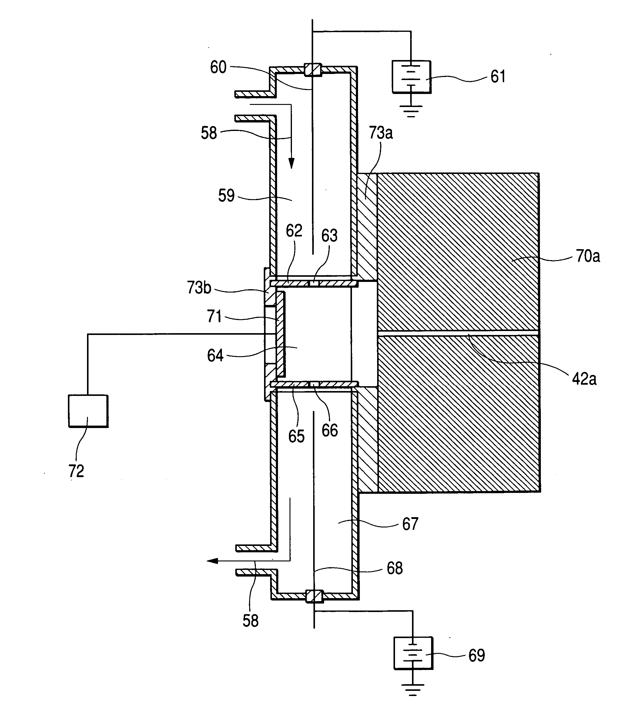 Mass spectrometric apparatus and ion source