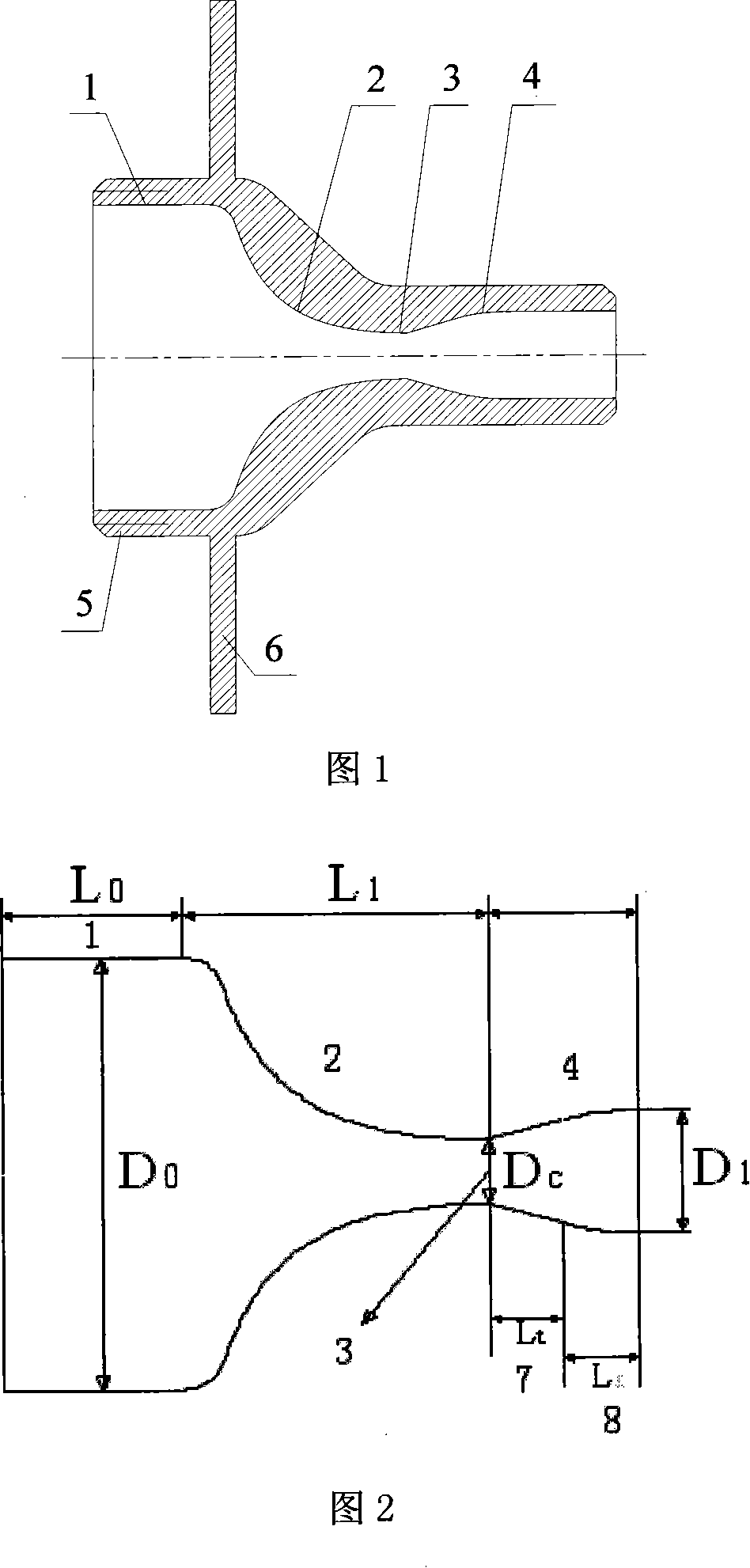 Supersonic speed nozzle for laser cutting