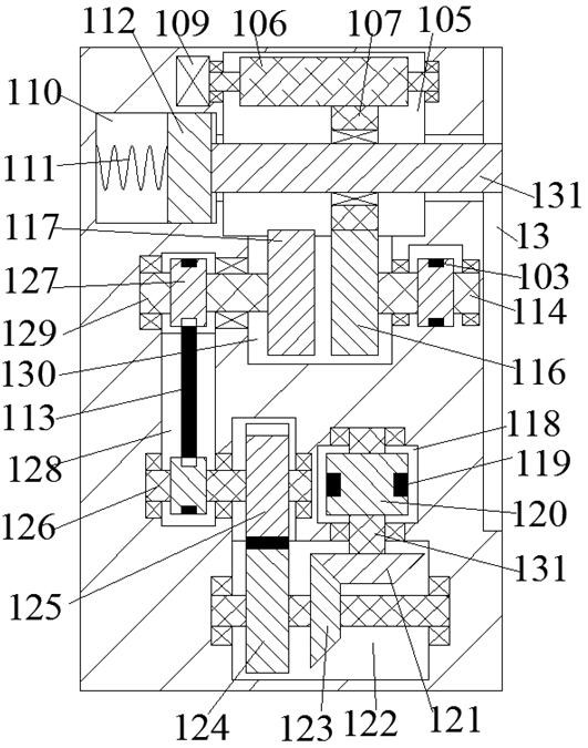 A package gravity sorting device