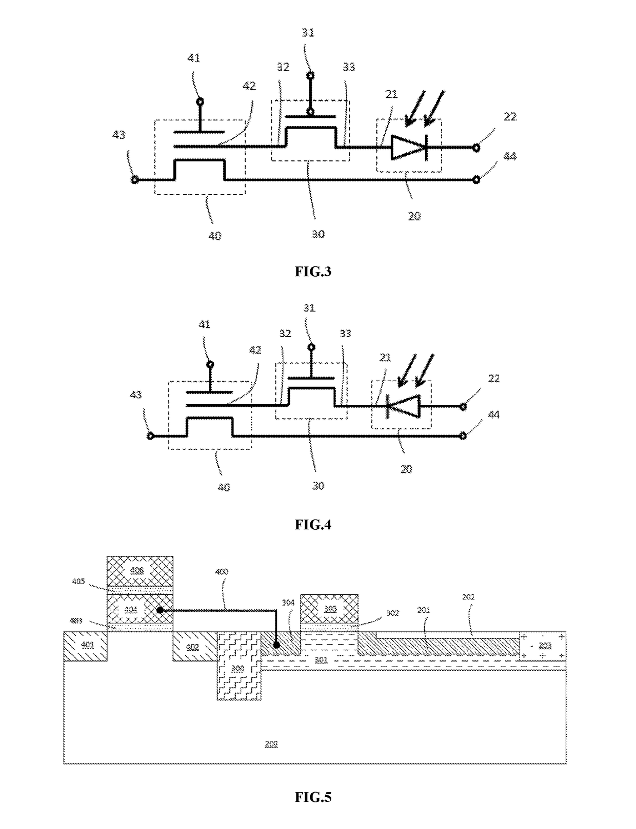 Semiconductor photosensitive unit and semiconductor photosensitive unit array thereof