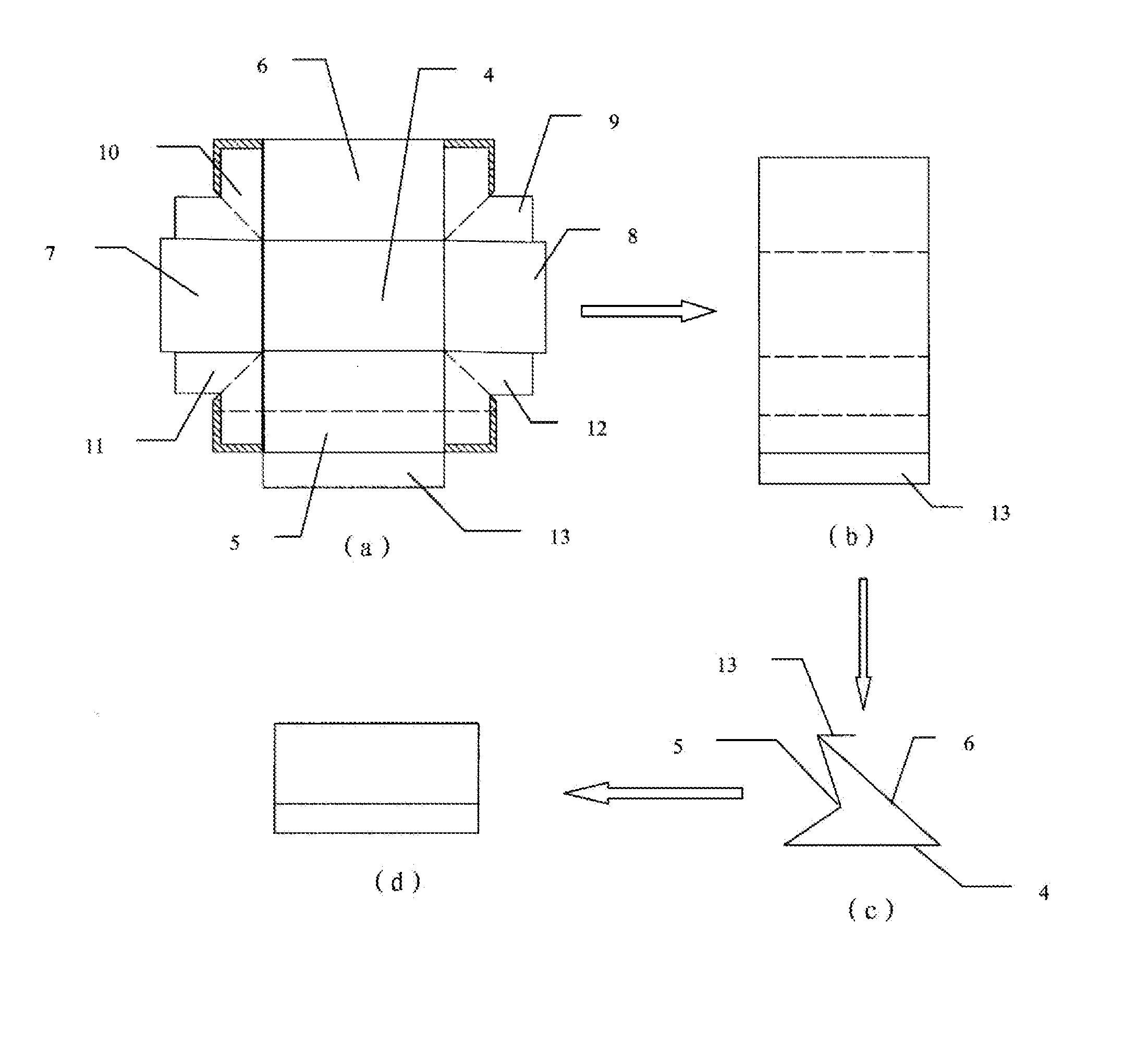 Compressed-type instance noodle packaging box and method of manufacturing the same
