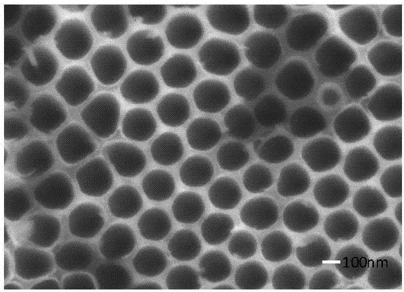 Preparation method of mesoporous silica/titania nanotube array composite