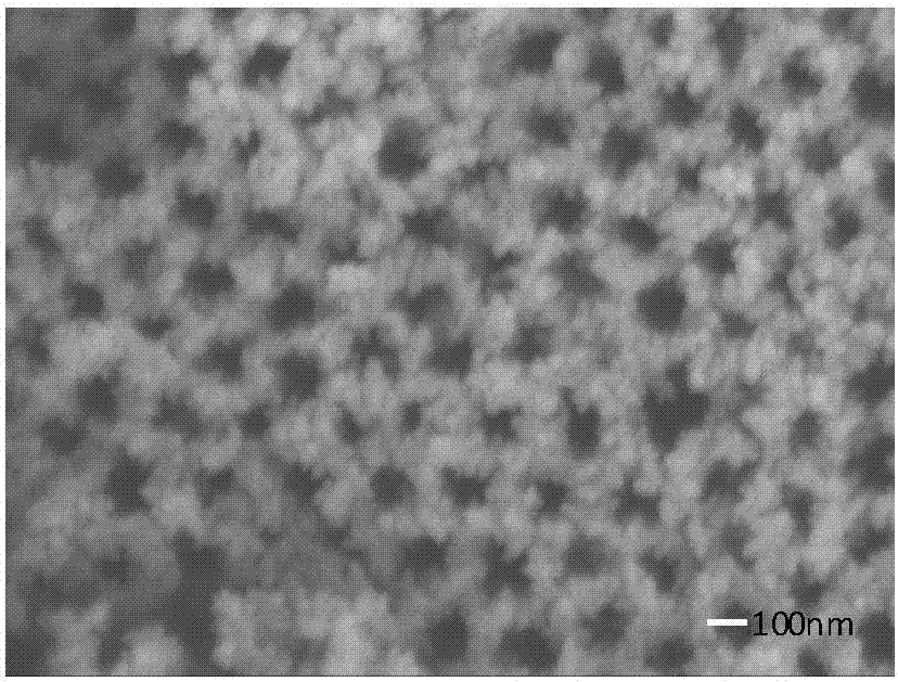 Preparation method of mesoporous silica/titania nanotube array composite