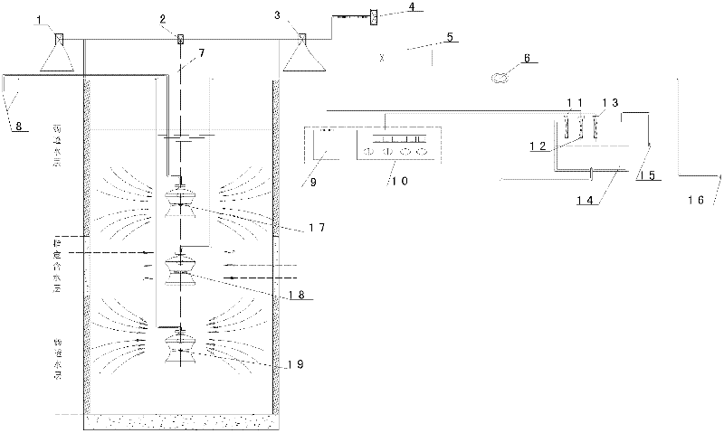 Underwater fixed horizon sampling device and method