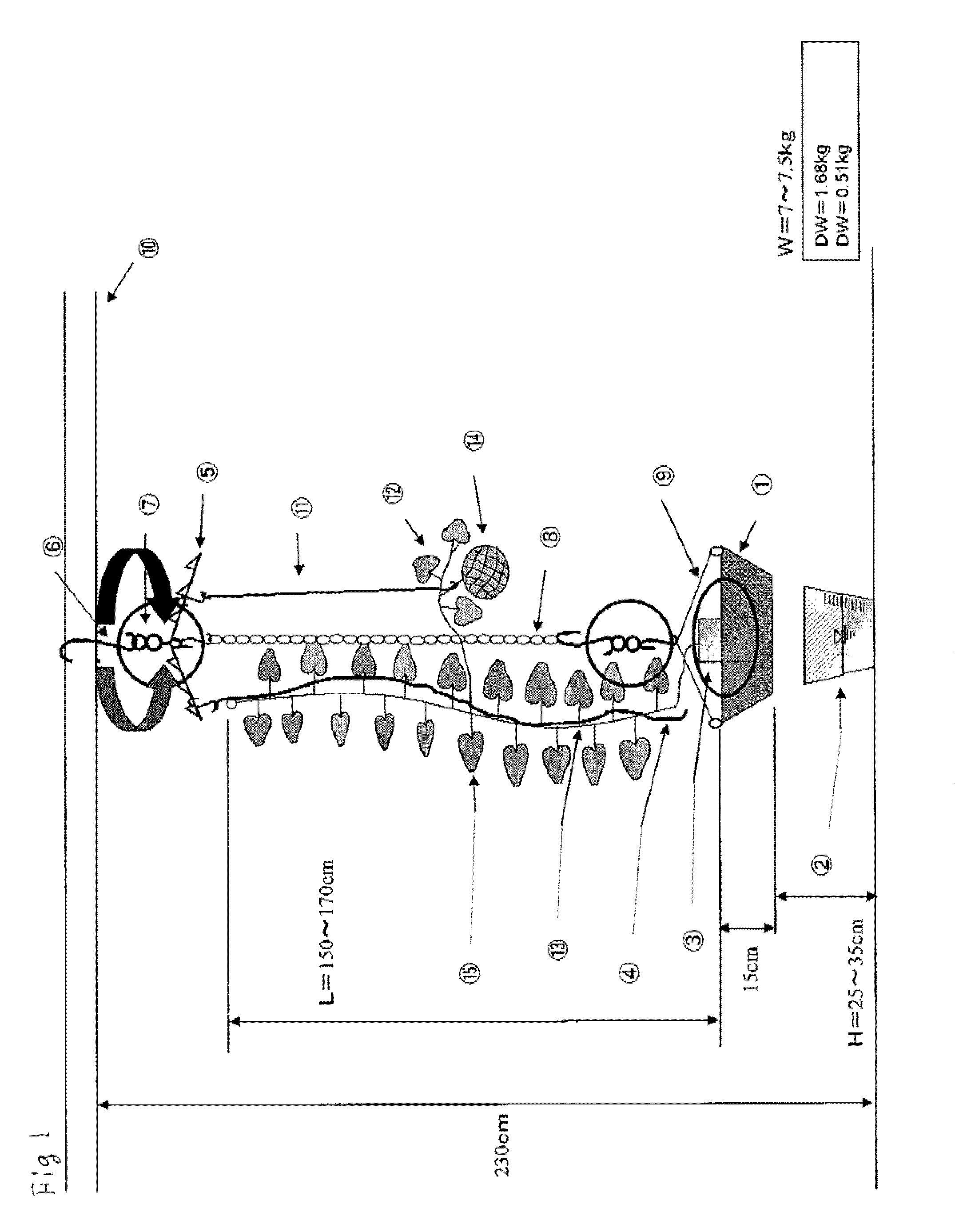 Variable and efficient space utilization type cultivation method
