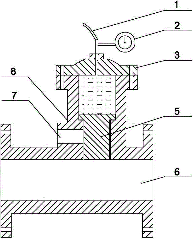 An anti-swelling and cracking safety protection device for the conveying pipe of a concrete wet spraying machine