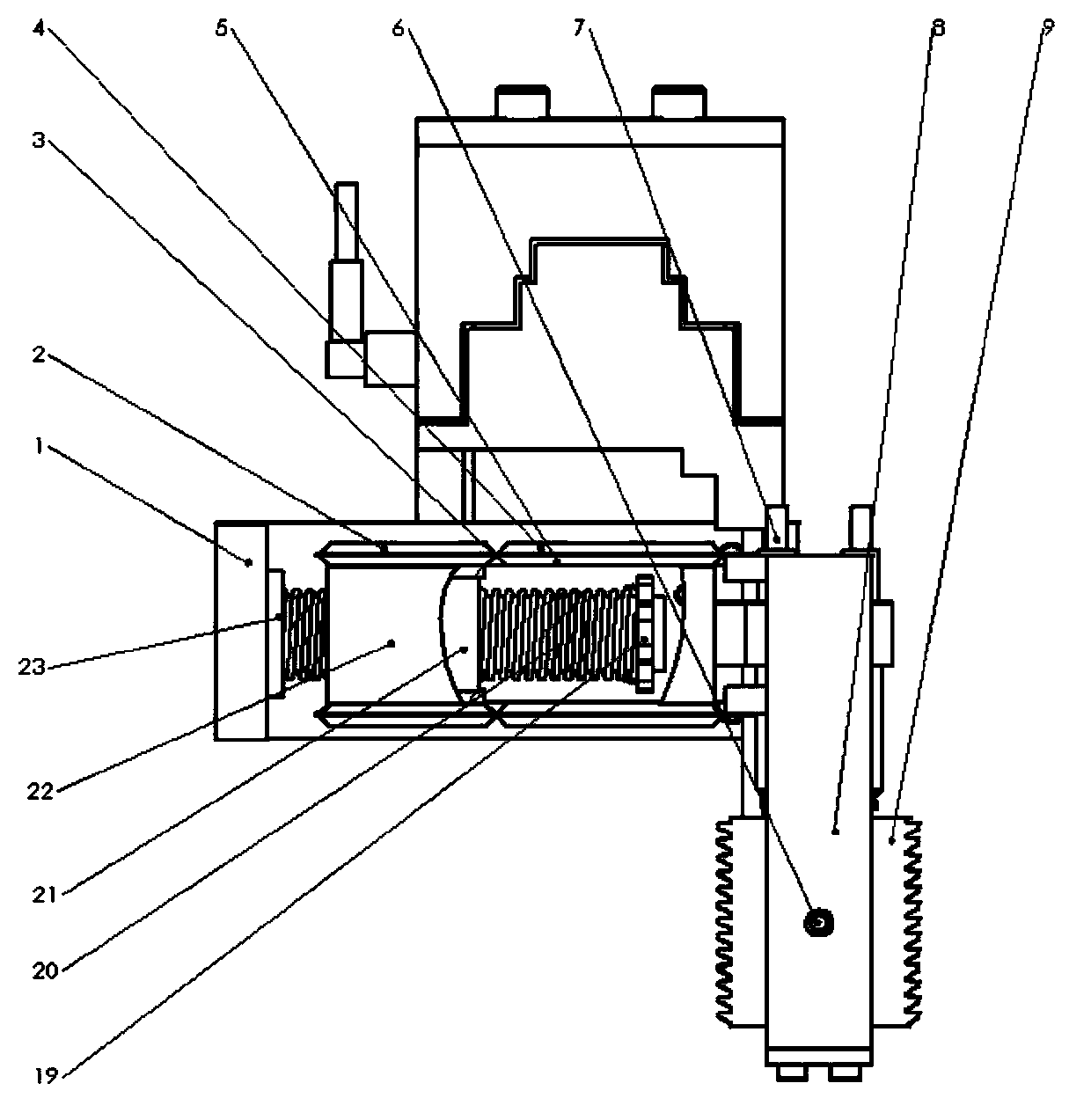 Measuring head calibration method of thread combined function dimensional measurement instrument