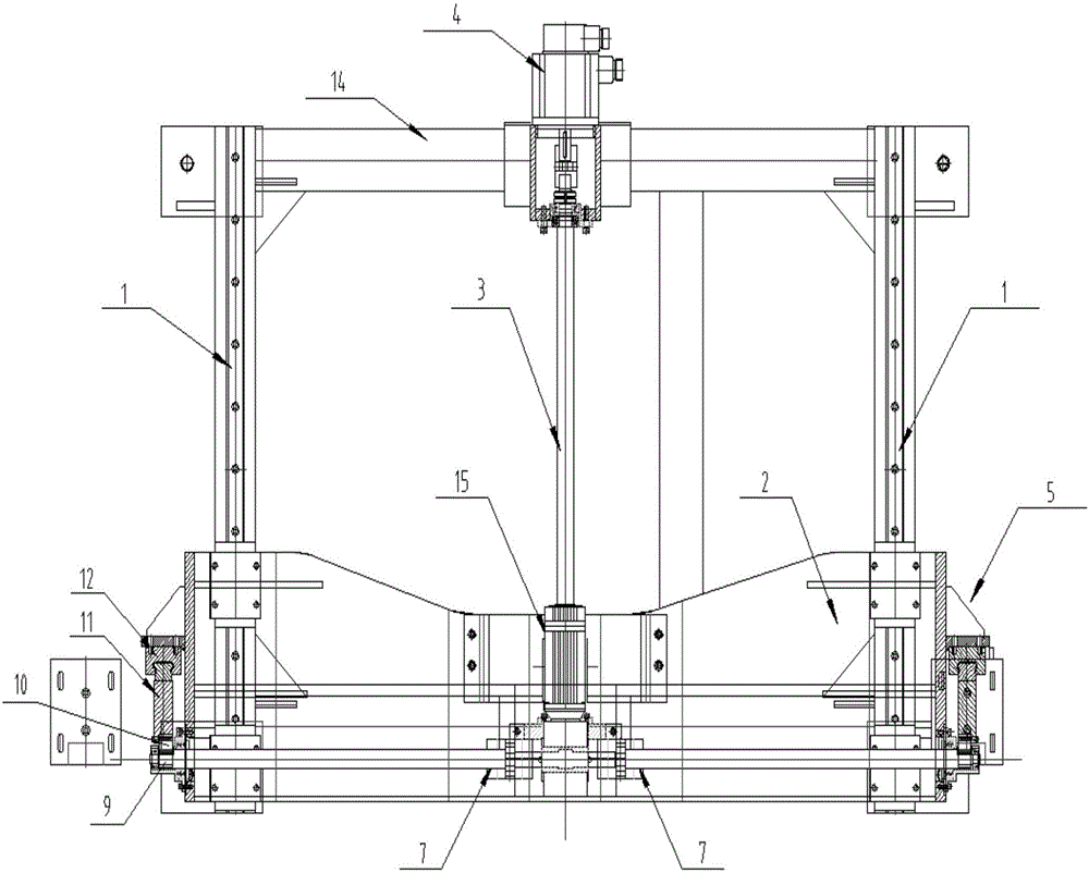 Rear material blocking mechanism for bending machines, and bending machine