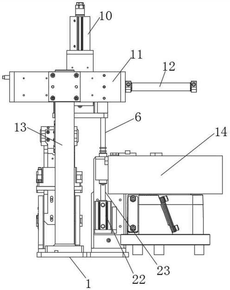 A feeding auxiliary device for processing plastic parts of automobiles