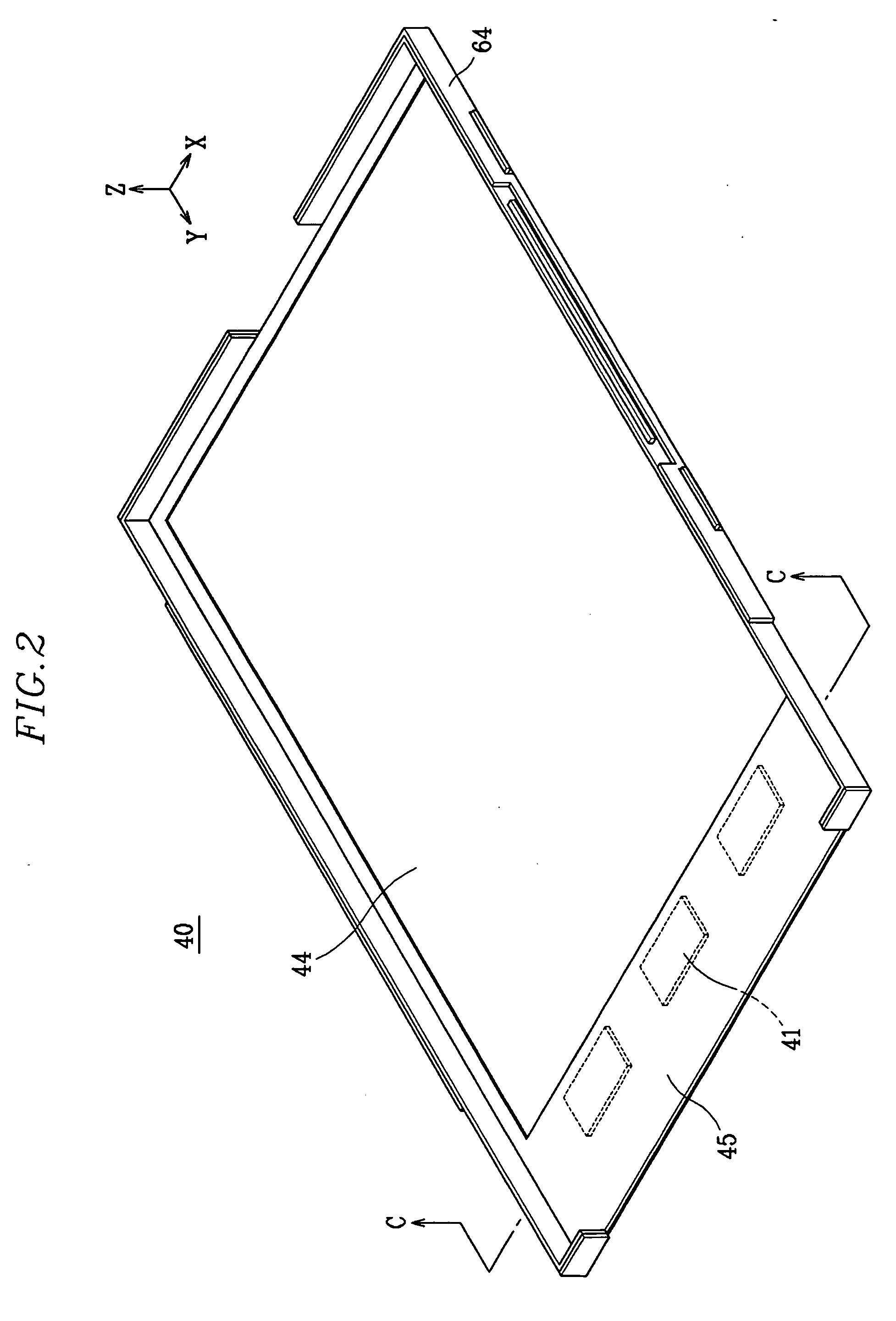 Backlight assembly removing dark areas and display device provided with the same