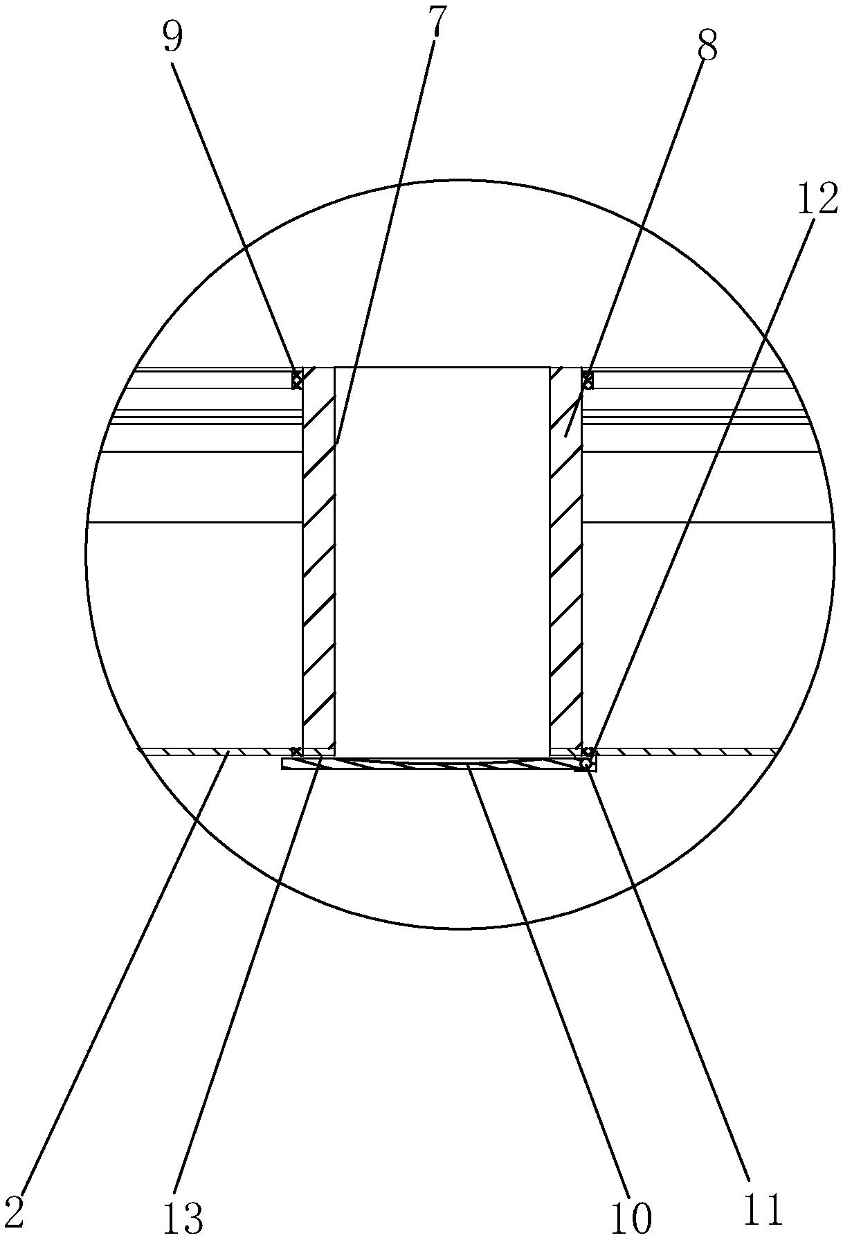 Door body structure of cleaning machine