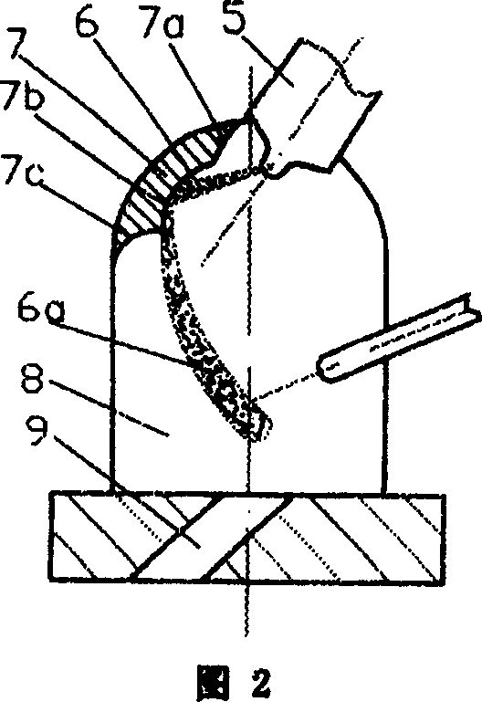 Collision spray vortex chamber of internal combustion engine